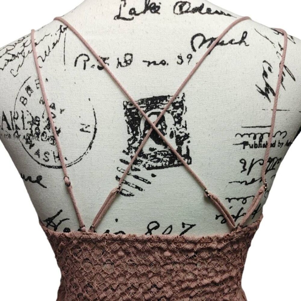 Free People Adella Cami in Mauve Sz XS - Picture 3 of 5